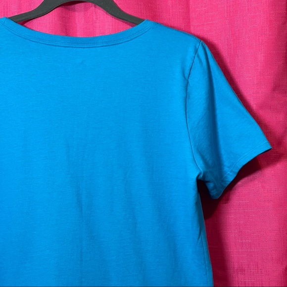 NIKE DRI FIT BLUE TEE JUST DO IT SIZE M - Picture 10 of 12